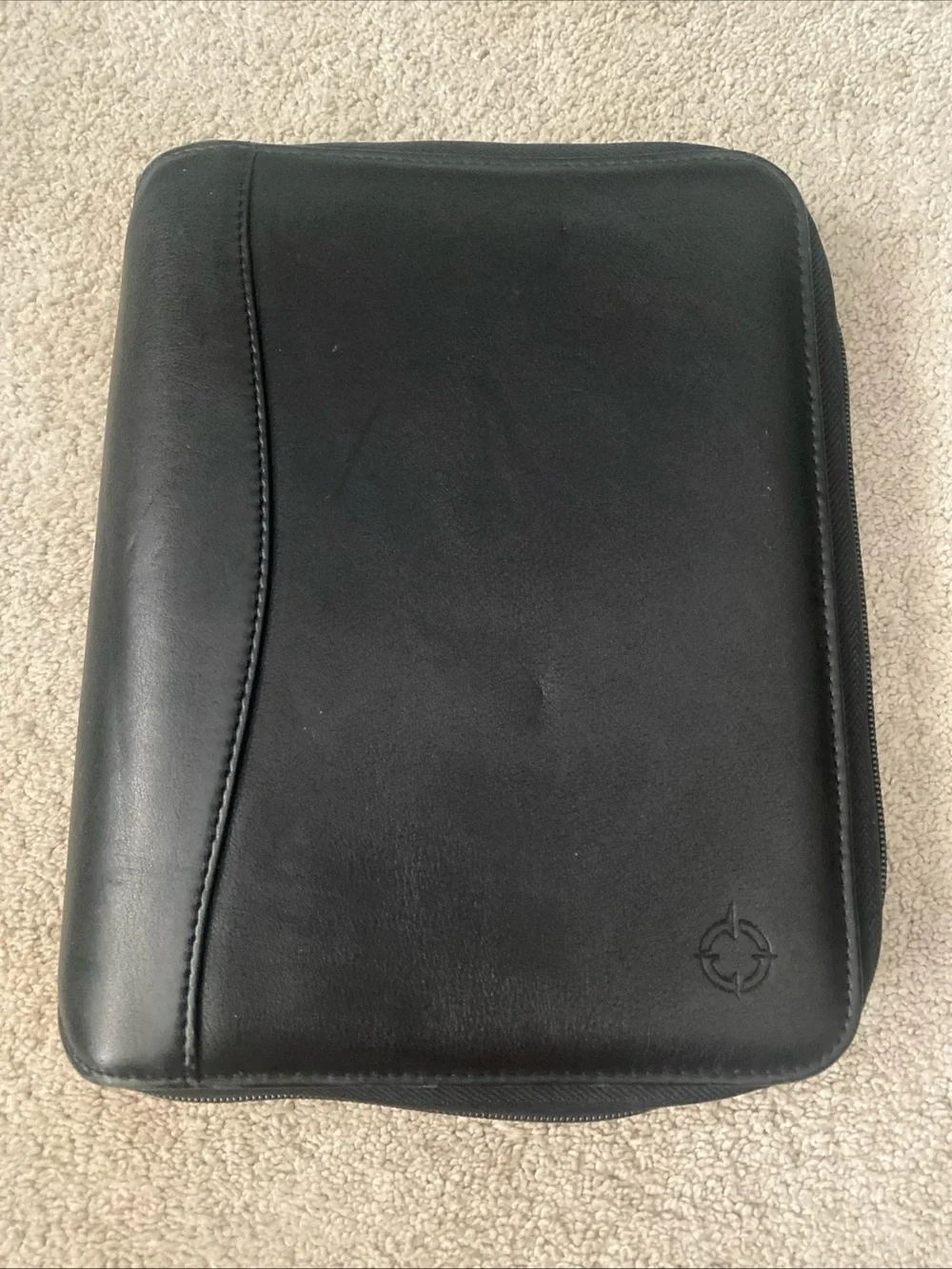 Franklin Covey Zip Planner Full Leather Vintage 1996